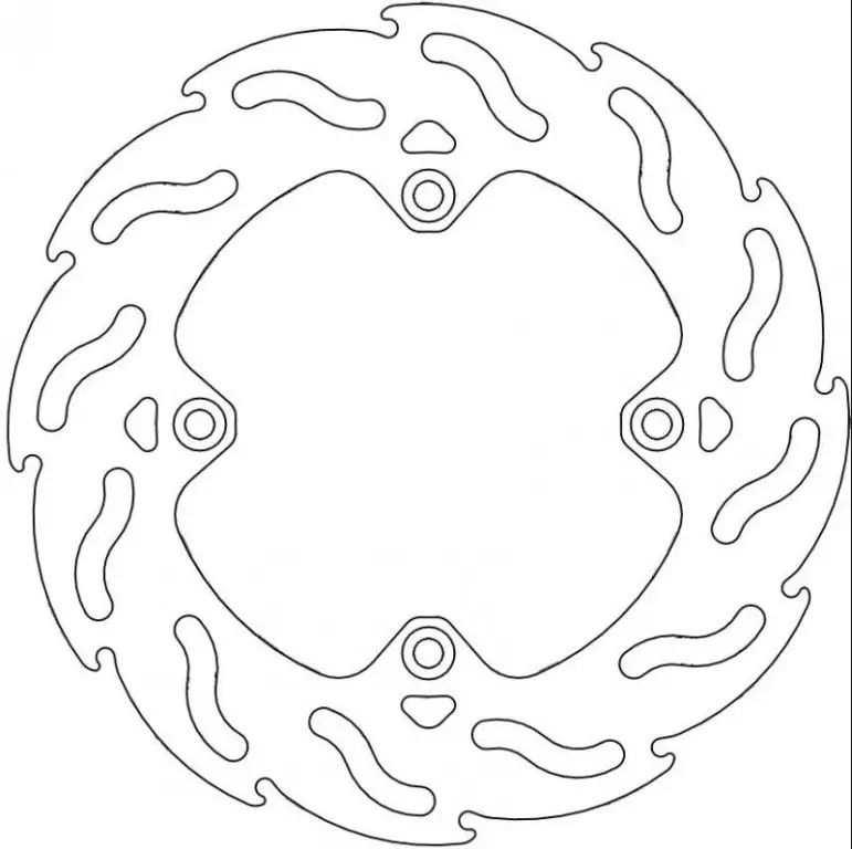 Disque frein Moto Master Flame arriere Suzuki 80 RM