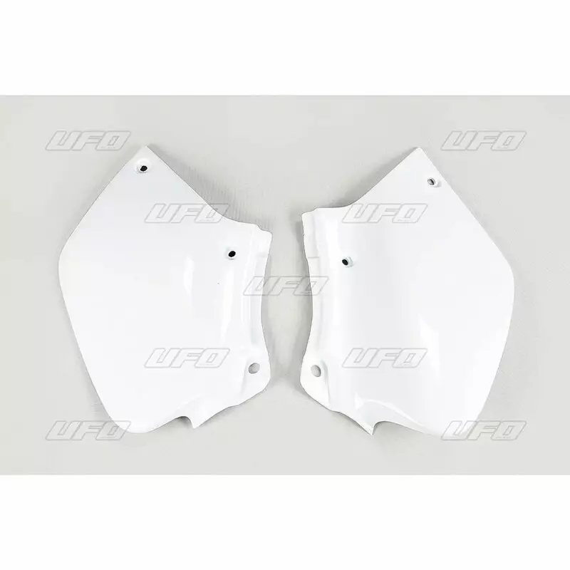 Plaques laterales blanc UFO Moto Trail Honda XR 400