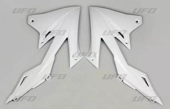 Ouies de radiateur UFO Blanc Suzuki 450 RM-Z