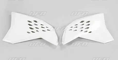 Ouies de radiateur UFO Blanc KTM 125 EXC