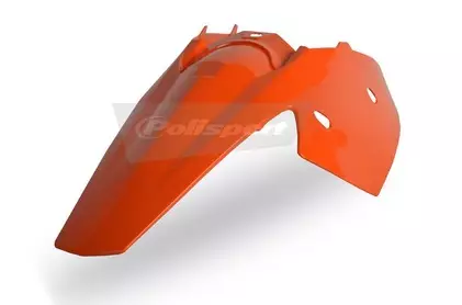 Garde-boue arriere Polisport Orange KTM 250 EXC