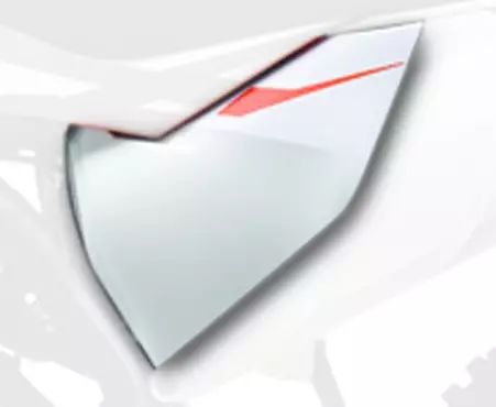 Cache boite a air Polisport Blanc KTM 85 SX