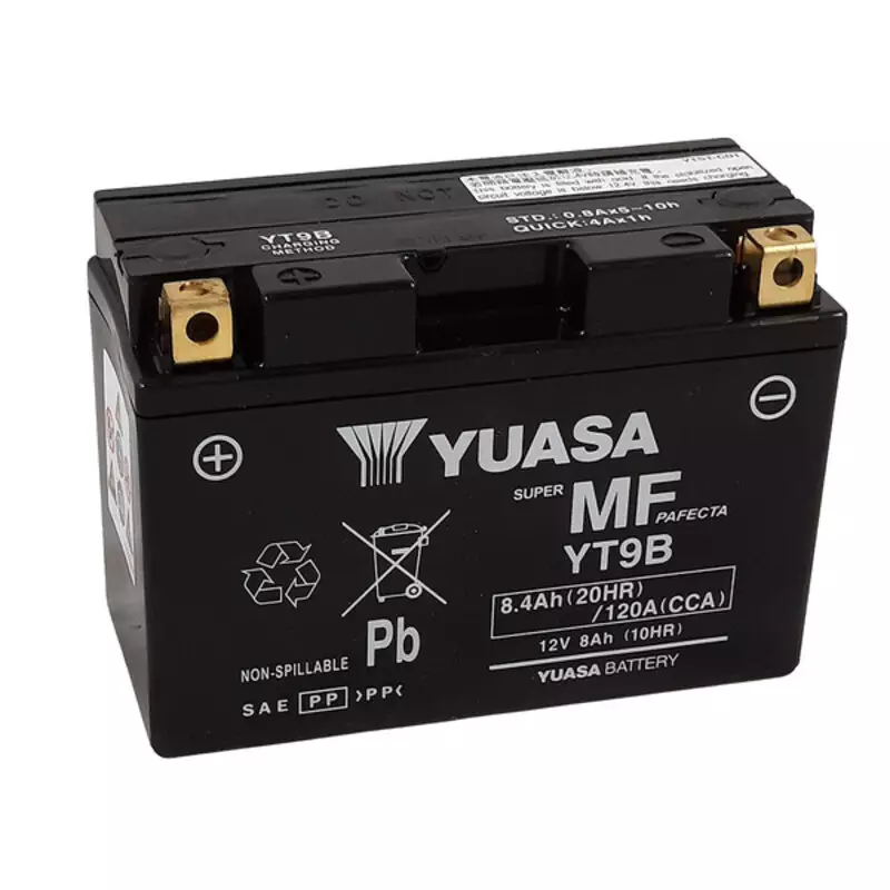 Batterie moto trail YUASA W/C sans entretien activée usine YAMAHA XT 660 R (DM01)