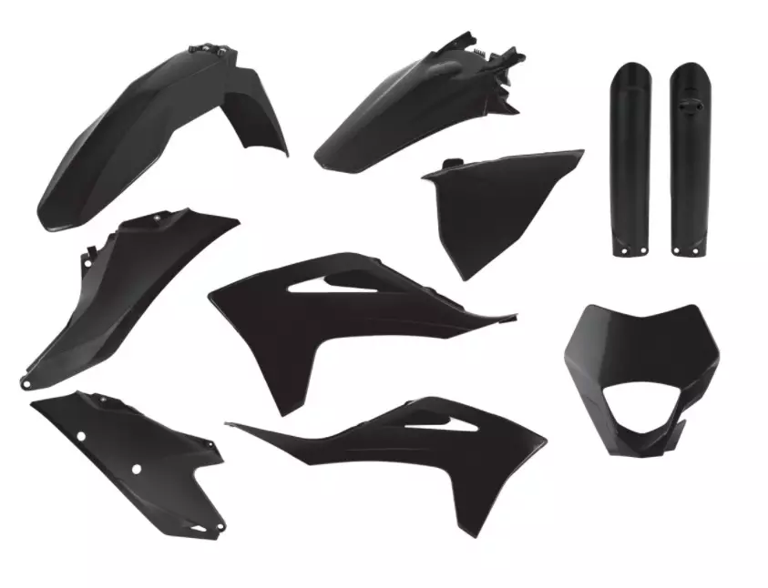 Kit plastique Polisport Noir Gas Gas 350 EC-F