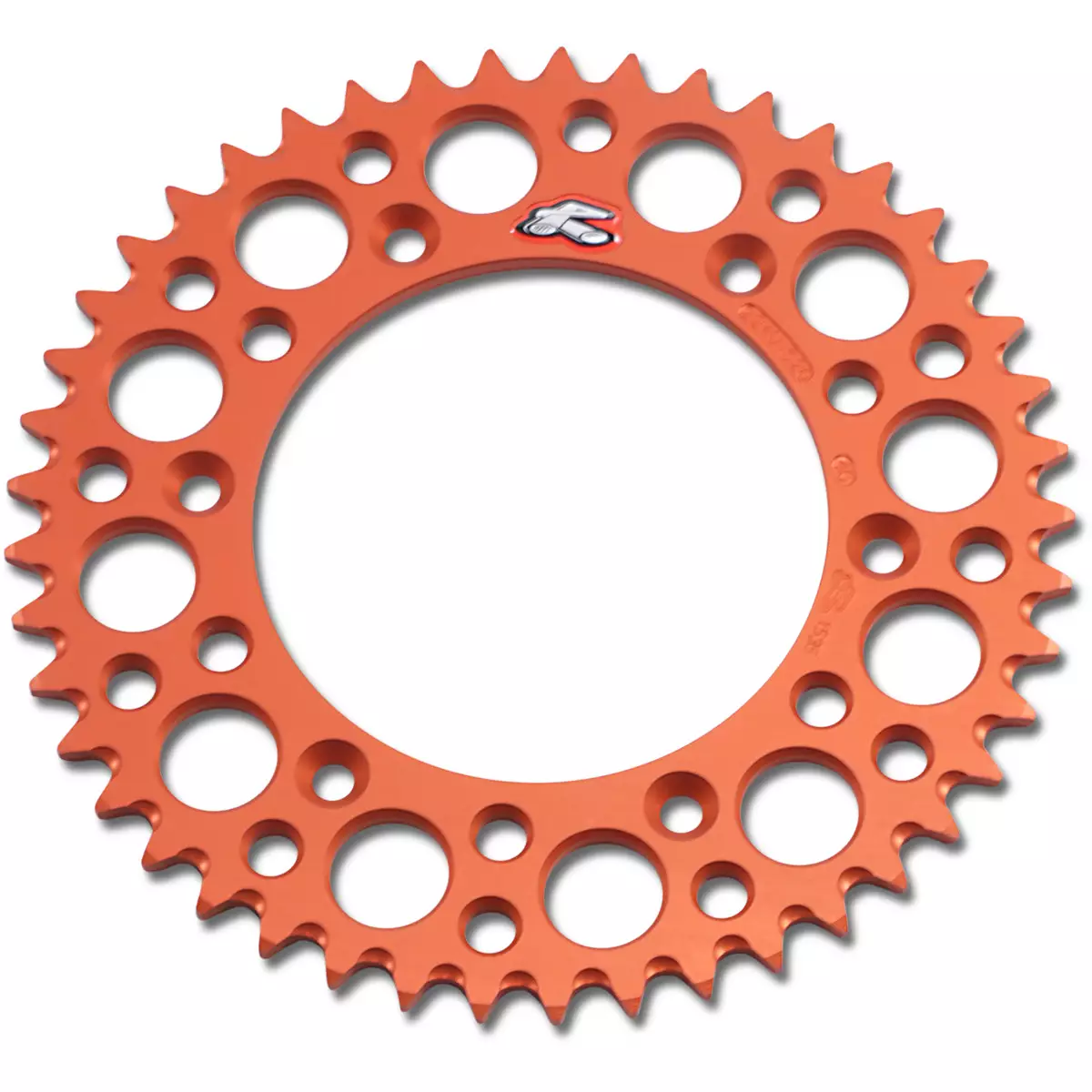 Couronne ultra-light anti-boue Orange 49 dents Renthal KTM 350 SX-F
