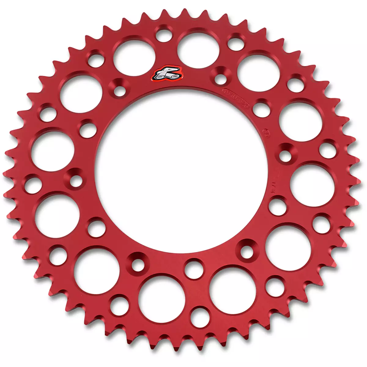 Couronne ultra-light anti-boue Rouge 52 dents Renthal Honda 250 CR-F