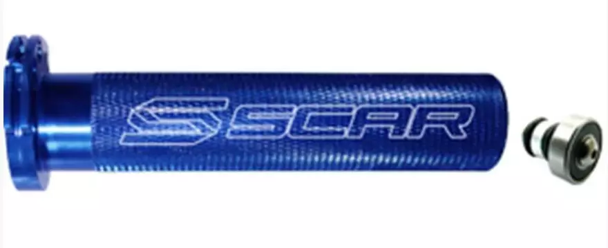 Barillet gaz alu Scar Bleu Suzuki 450 RM-Z