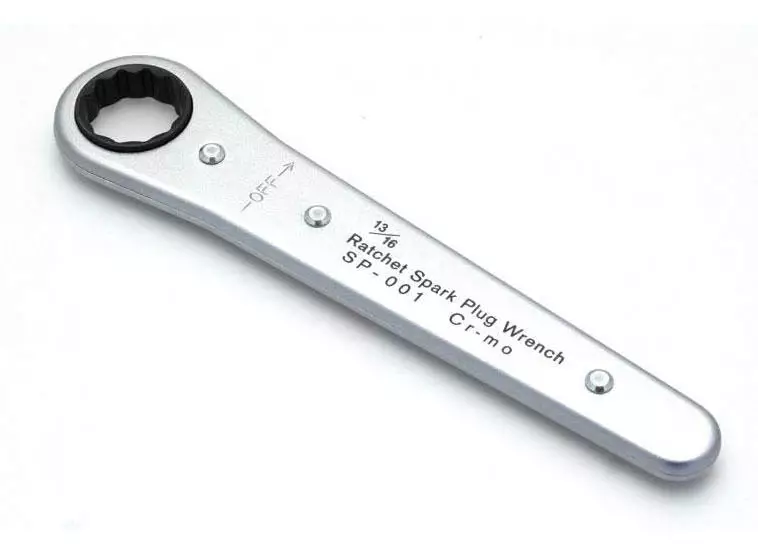 Cle a bougie plate cliquet