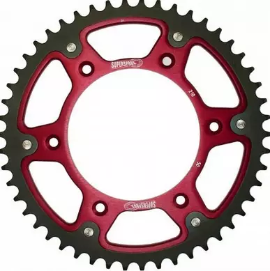 Couronne Supersprox Stealth rouge 50 dents Gas Gas 450 EC-F