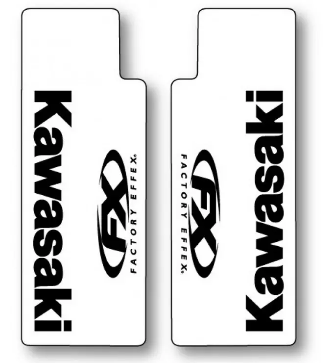 Déco fourche Kawasaki