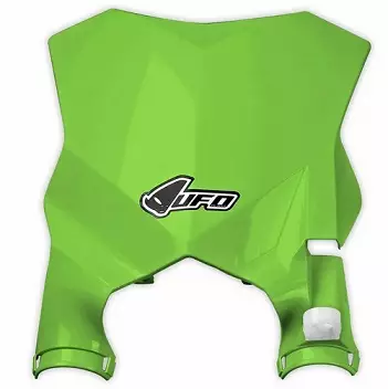 Plaque frontale stadium Ufo vert Kawasaki 450 KX-F