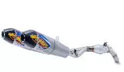 Ligne FMF Factory Megabomb 4.1 RCT Inox/Titane avec embout carbone Honda 450 CR-F