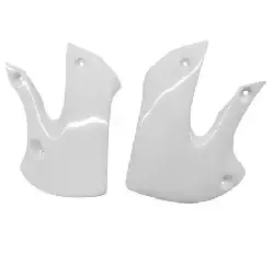 Ouies de radiateur UFO Blanc Kawasaki 65 KX