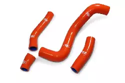 Kit durite radiateur Samco orange KTM 250 SX-F
