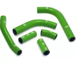 Kit durite radiateur Samco vert Kawasaki 450 KX-F