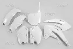 Kit plastique UFO Blanc Honda 85 CR