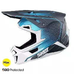 Casque Cross Shot Lite 2026 Challenger Bleu Mat