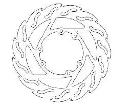 Disque frein Moto Master Flame avant Yamaha 490 YZ