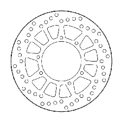 Disque frein avant Moto Master MX vintage