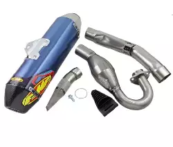 Ligne FMF Factory Megabomb 4.1 RCT Titane/titane avec embout carbone Kawasaki 250 KX-F