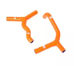 Kit durite radiateur Samco orange KTM 85 SX