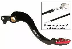 Pedale frein Honda RFX Rouge fixe