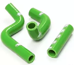 Kit durite radiateur Samco vert Kawasaki 80 KX