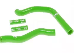 Kit durite radiateur Samco vert Kawasaki 250 KX