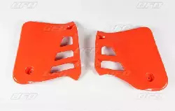 Ouies de radiateur UFO Orange Honda 125 CR