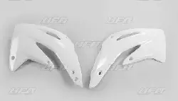 Ouies de radiateur UFO Blanc Honda 85 CR