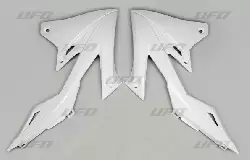 Ouies de radiateur UFO Blanc Suzuki 450 RM-Z