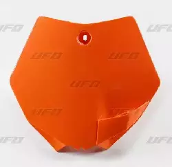 Plaque numero frontale UFO Orange KTM 65 SX