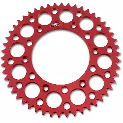 Couronne ultra-light anti-boue Rouge 49 dents Renthal