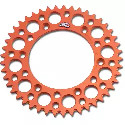 Couronne ultra-light anti-boue Orange 49 dents Renthal