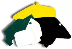 Fond de plaque enduro Blanc