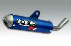 Silencieux DEP cross S2 bleu Husqvarna 65 TC