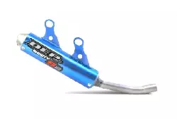 Silencieux DEP cross S2 bleu Yamaha 125 YZ