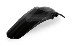 Garde-boue arriere Polisport Noir