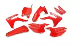 Kit plastique Cycra Powerflow Honda Rouge