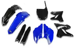 Kit plastique UFO Yamaha Edition limitee Official Bleu Noir Yamaha 250 YZ
