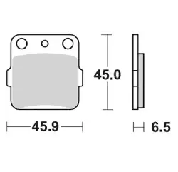 Plaquettes frein avant Moto Master Racing Honda 85 CR