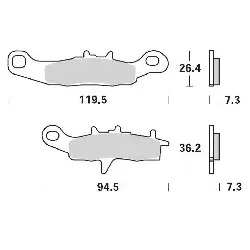 Plaquettes frein avant Moto Master Racing Kawasaki 85 KX