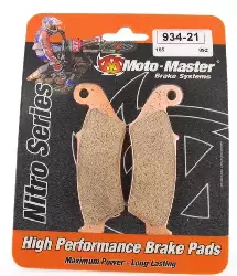 Plaquettes frein Moto Master Nitro avant 21