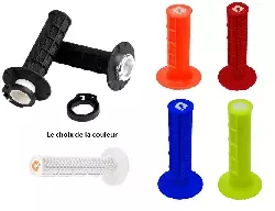 Poignees ODI V2 Lock On semi gaufrees