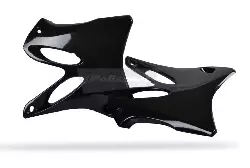 Ouies de radiateurs Polisport Noir Yamaha 125 YZ