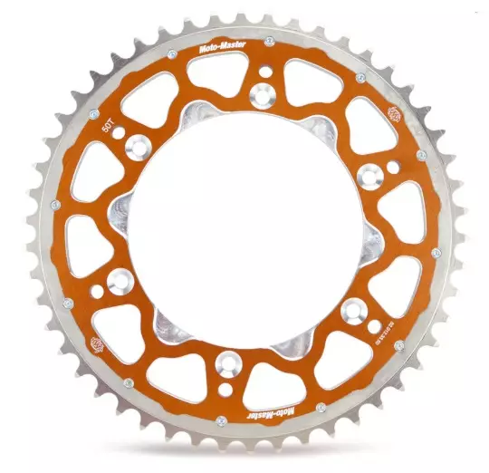 Couronne Moto Master 49 dents Fusion dual orange KTM 530 EXC-F