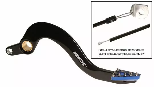 Pedale frein RFX Bleu fixe Yamaha 250 WR-F