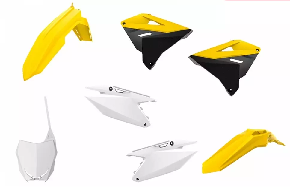 Kit plastique Polisport Suzuki restyle RM 125/250 Suzuki 250 RM