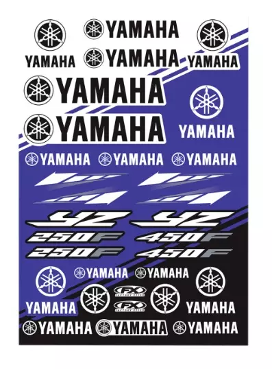 Planche sticker FX Yamaha YZ Yamaha 250 YZ-F