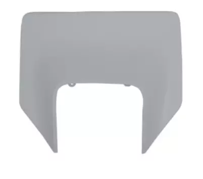 Plaque phare UFO enduro blanc Husqvarna 125 TE